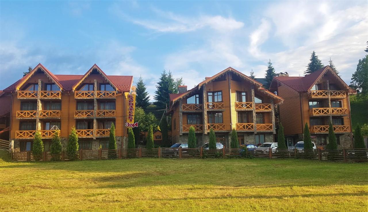 Karpatski Zori Hotel บูโคเวล ภายนอก รูปภาพ